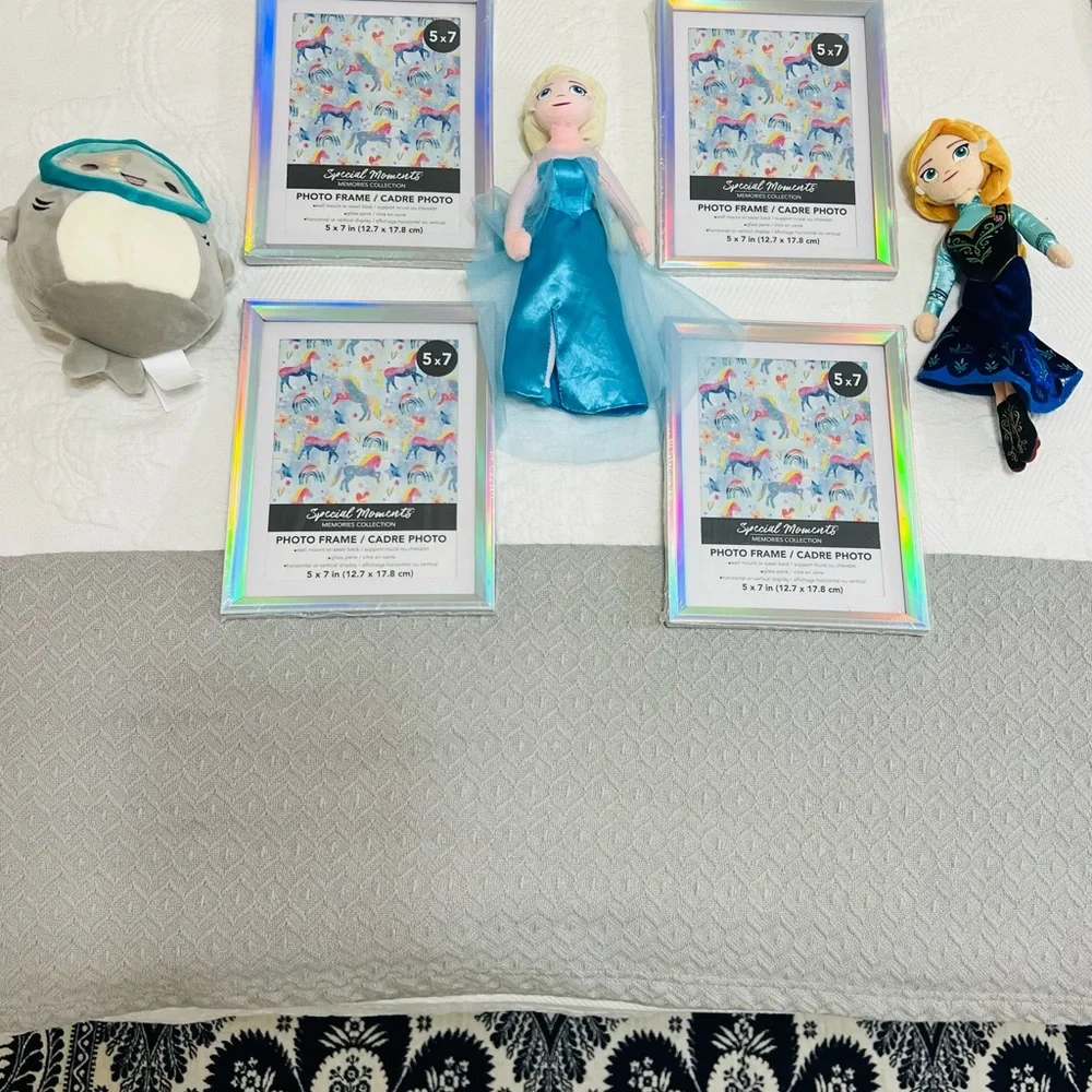 Set of Colorful Unicorn Photo Frames